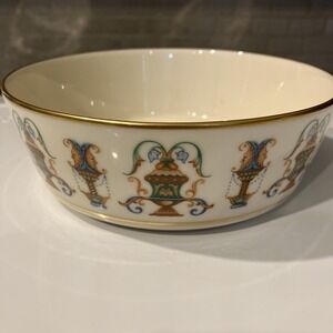 Vintage Lennox lido bowl 5.5 diameter decorated With 24k Gold